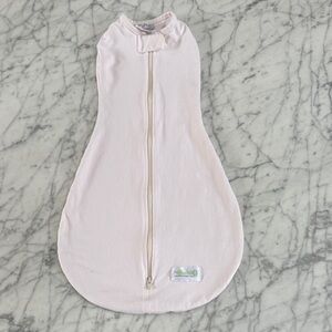 Woombie Pink Baby Sleep Sack Sz 0-3 Mo